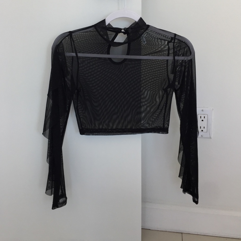 Transparency crop top. NEW